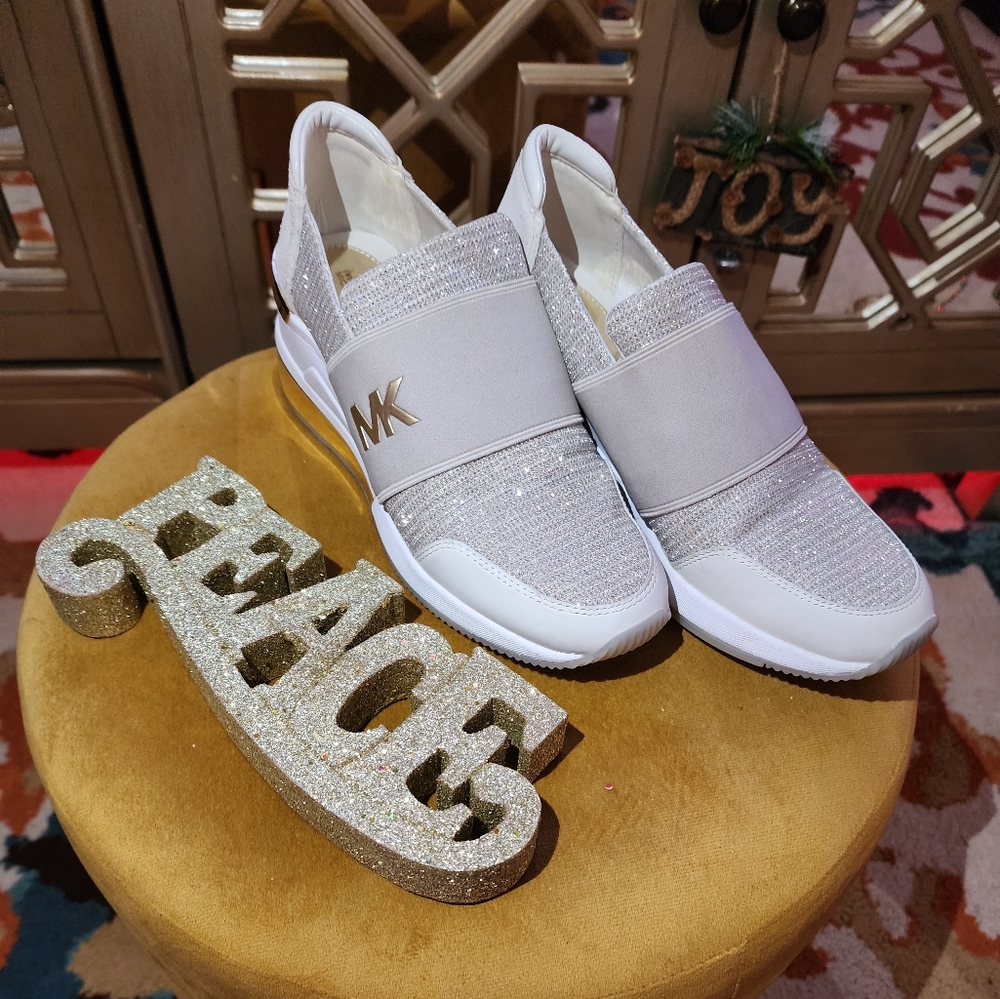 Michael Kors Felix Wedge Slip On Sneakers